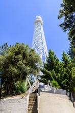 The 150-foot Solar Tower On Top Of Mt Wilson (built In 1910) Is Used Primarily For Recording The Magnetic.field Distribution Across The Sun’s Face Several Times A Day; Mt Wilson, California