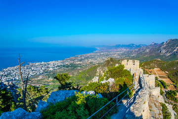 Sticker - Ruins of St. Hilarion castle in the northern Cyprus