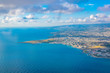Aerial view of Paphos, Cyprus