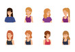 © Gstudio - group of girls avatars characters