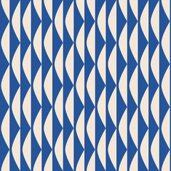 Poster - seamless retro pattern with geometric shapes