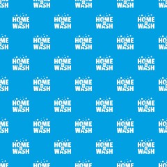 Wall Mural - Home wash pattern vector seamless blue repeat for any use