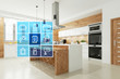 Smart Home Technologie Interface für moderne Küche