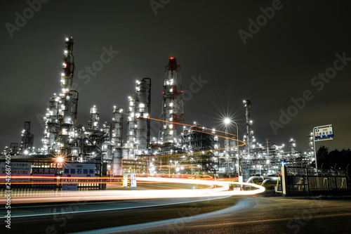 鹿島工業地帯 工場夜景 Stock Photo Adobe Stock