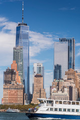 Wall Mural - View of Manhattan in the morning , New York City