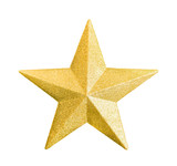 Fototapeta Desenie - Close up golden star icon