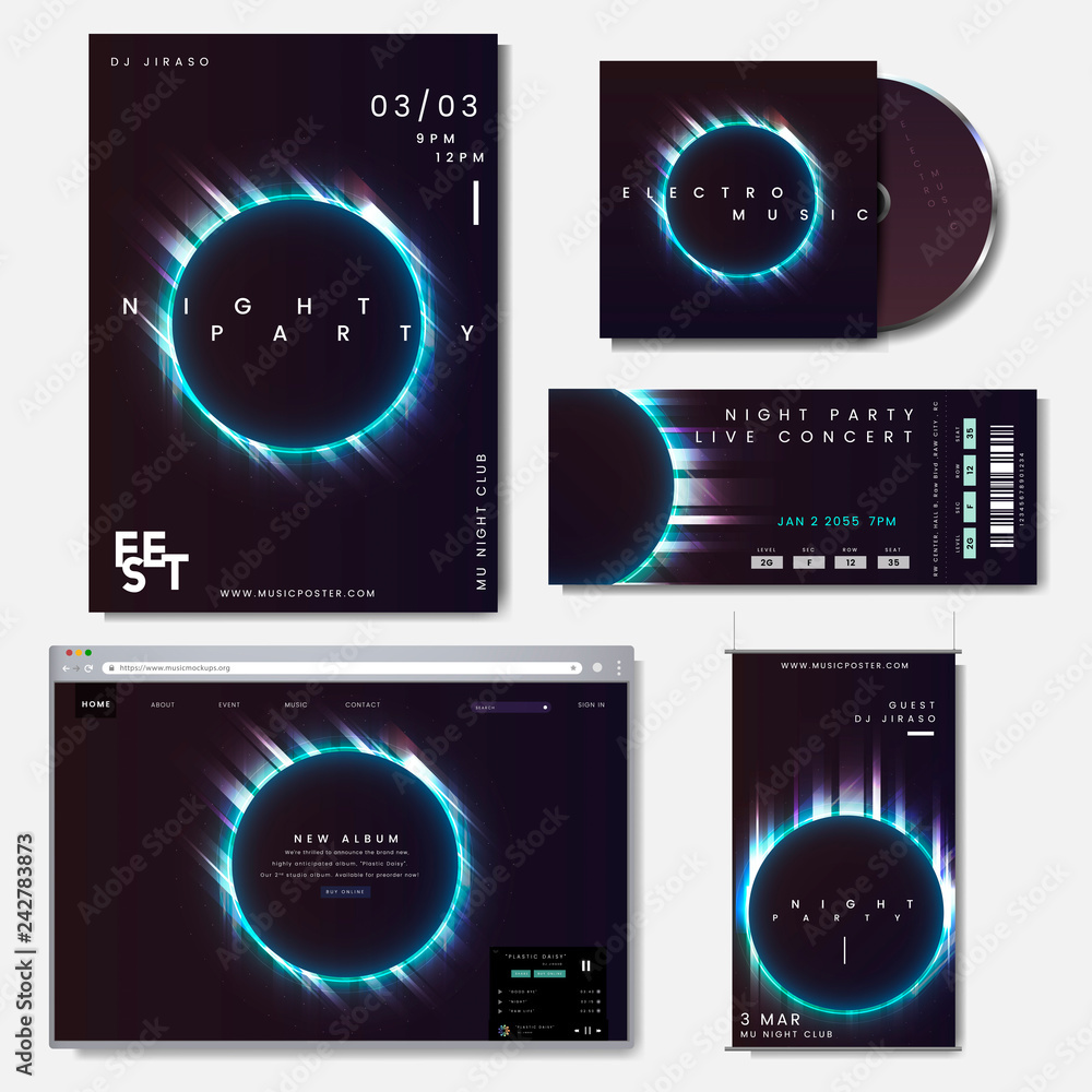 Promotional layout set