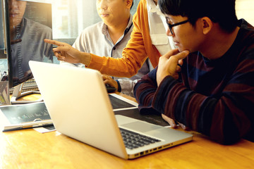 programmer work with developing programming