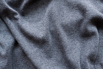 Grey fabric texture. Grey background