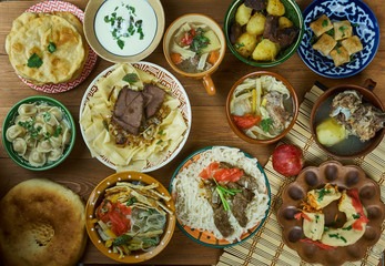 Wall Mural - Kyrgyz cuisine