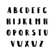 © Juliya Kochkanyan - Hand drawn letters. Typographical funny font.