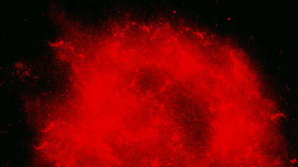 Wall Mural - Abstract watercolor splash in motion background. Art paint spray texture. Red watercolor wallpaper