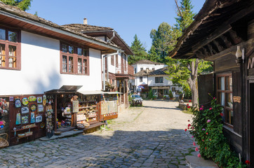 Wall Mural -  Traditional Bulgarian rural houses in the Architectural and historical reserve Bohzentsi