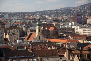 Wall Mural - Budapest - panorama from castle