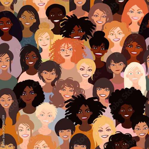 22 Different Races Together Cartoon Images