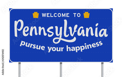 Welcome To Pennsylvania Road Sign Buy This Stock Vector And Explore Similar Vectors At Adobe Stock Adobe Stock