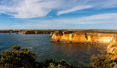 Sticker - Coastline near Great Ocean Road. Port Campbell National Park, Victoria, Australia.