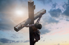 Jesus Christ On The Cross, 3d Render