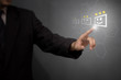 © prirach - Businessman giving rating with happy icon, Customer satisfaction survey concept