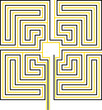 roman maze, square, variant 8
