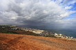Kinneret sea ​​and  rain clouds