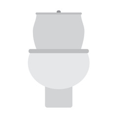 Wall Mural - toilet icon on white background. flat style. toilet icon for your web site design, logo, app, ui. to