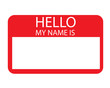 Template-Sticker Name Tag