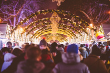 Christmas Fair In European City