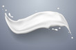 White splash of milk