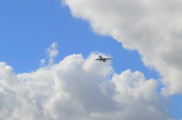airplane in sky