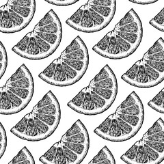 Wall Mural - Pattern with citrus