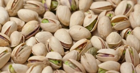 Canvas Print - Stack of Baked pistachio