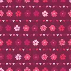 Valentine's Day seamless pattern