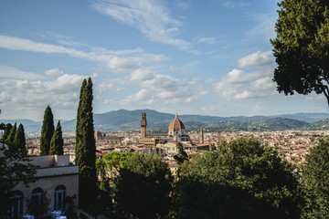 Wall Mural - Florence Duomo. Basilica di Santa Maria del Fiore (Basilica of Saint Mary of the Flower) in Florence, Italy. Florence Duomo is one of main landmarks in Florence