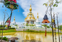 Wat Thung Setthi Temple(Wat Thung Mueang) At Khon Kaen Is A Tourist Attraction,Thailand.