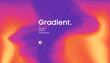 Fluid gradient background design. Futuristic liquid abstract colorful wallpaper. EPS 10