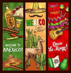 Canvas Print - Cinco de Mayo Mexican holiday fiesta celebration