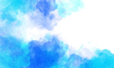  abstract background with blue clouds and space for text