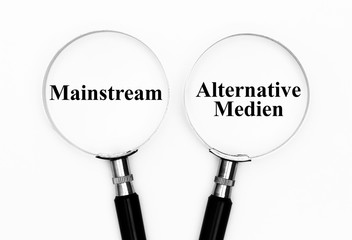 Canvas Print - Alternative Medien oder Mainstream