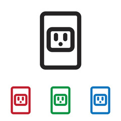 Sticker - Socket vector icon