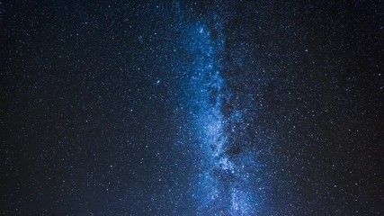Wall Mural - moving milky way with comets at night