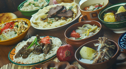 Wall Mural - Kyrgyz cuisine