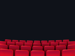 Aufkleber - Cinema seats isolated
