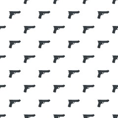 Wall Mural - Gangster pistol pattern seamless vector repeat for any web design