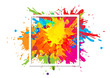 abstract splatter art paint texture background design. illustration vector design background