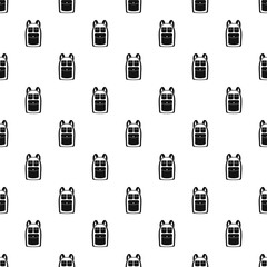 Sticker - Camp backpack pattern seamless vector repeat geometric for any web design