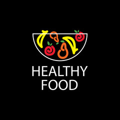 Poster - Healthy Food Logo Template