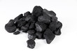 © wip-studio - pile black coal isolated on white background
