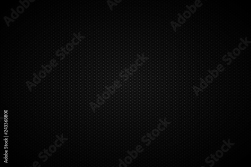 Dark abstract background with seamless pattern dots. Vector illustration
