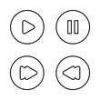 © Andrey - play button vector icon